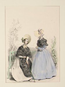 JUILLET 1837. Chapeaux de paille. - Paul Gavarni