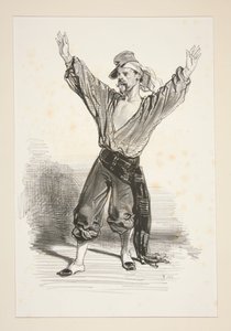 Képi de velours garance. Foulard blanc. ... - Paul Gavarni