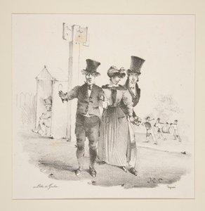 LES CONTREBANDIERS - Paul Gavarni
