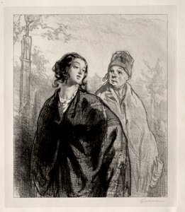 La fille et la mère - Paul Gavarni