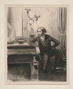 La fille de la maison chante - Paul Gavarni