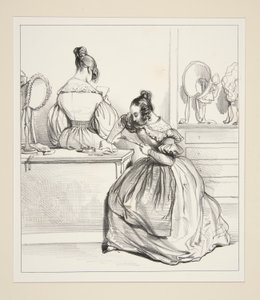 La lettre qu - Paul Gavarni
