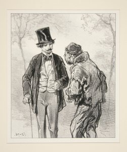 La moustache et pas de régiment! - Paul Gavarni