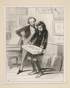 L’atelier du lithographe - Paul Gavarni