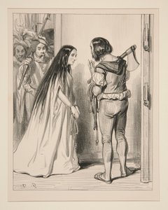 Le Bourreau : - Je te dis que tu fais des yeux au petit - Paul Gavarni