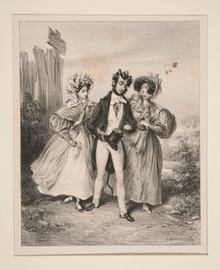 Le Diable Hors Barrière - Paul Gavarni