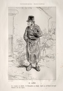 Le Lundi - Paul Gavarni