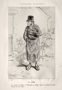 Le Lundi - Paul Gavarni