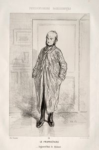 Le Propriétaire - Paul Gavarni