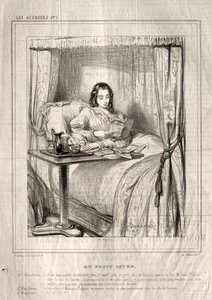 Les Actrices : Au petit lever..., 1843 - Paul Gavarni