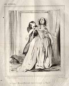 Les Actrices : Sac à papier ! Monsieur Montmirail comme vous sanglez ma Majesté !