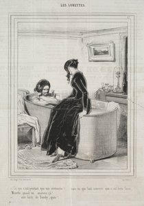 Les Lorettes - Paul Gavarni