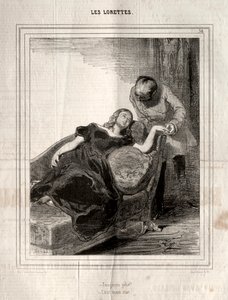 Les Lorettes - Paul Gavarni