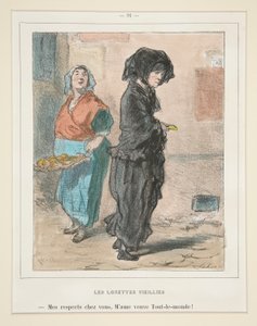 Les Lorettes Vieilles - Paul Gavarni