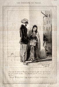Les Étudiants de Paris, 1842 - Paul Gavarni