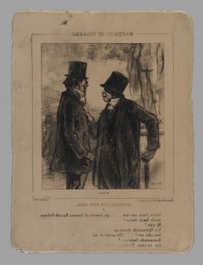Pierre lithographique pour Mosieu, j - Paul Gavarni