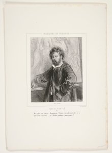 Ma toile est chère, bourgeois! Mais il y a toile et toile: il y a les toiles écrues - Paul Gavarni