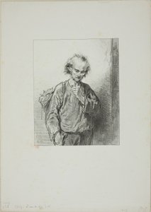 Masques et visages : Brandy - un homme plus du brandy fait un sauvage, et du brandy plus des sauvages fait du bétail - Paul Gavarni