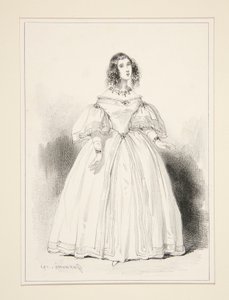 Mme. Anna Thillon - Paul Gavarni