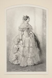 Mme. la Princesse Mathilde - Paul Gavarni