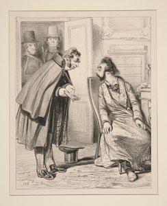 M. Isidor faisant le galant auprès de la femme de