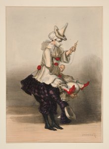 Paillasse et Pierrot - Paul Gavarni