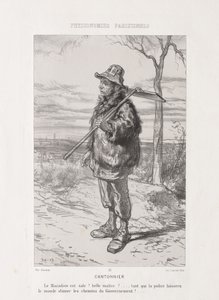 Physionomie parisienne : Balayeur de rue