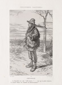 Physionomie parisienne : Balayeur de rue