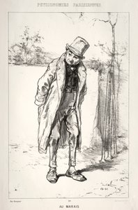 Physionomies parisiennes: Au Marais, 1869