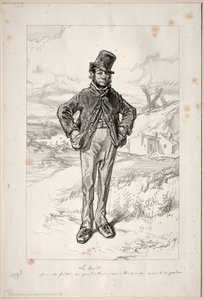 Physionomies parisiennes : Le Lundi, 1857-58 - Paul Gavarni