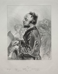 Piano, 1853 - Paul Gavarni