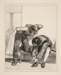 Prête-moi vingt francs, Guillemain - Paul Gavarni