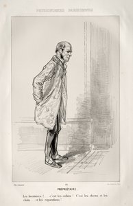 Propriétaire - Paul Gavarni