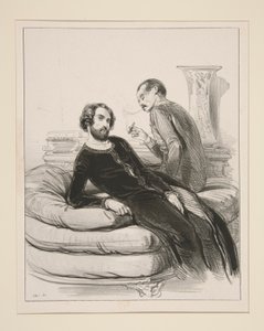 Robes de chambre de Humann, tailleur, rue Neuve-des-Petits-Champs. Chemises de Durousseau. Curiosités de Mombro (sic.) - Paul Gavarni