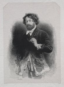 Autoportrait - Paul Gavarni
