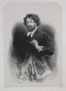 Autoportrait, 1842 - Paul Gavarni