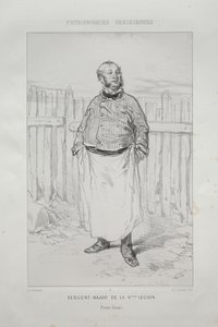 Sergent - Major de la Nième Légion - Paul Gavarni