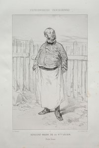 Sergent-Major de la Nième Légion - Paul Gavarni