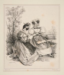 TOILETTE DE CAMPAGNE. - Paul Gavarni