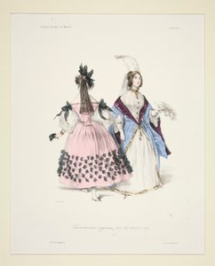 Travestissements originaux pour les bals de 1834 - Paul Gavarni