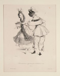 Travestissements originaux pour les bals de 1834. Nos. 3 et 4.