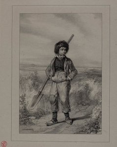 Le petit cheminot - Paul Gavarni