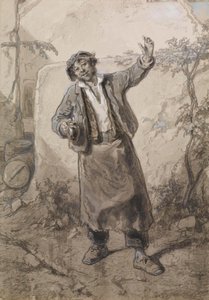 Les douze mois : octobre - Paul Gavarni