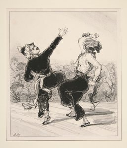 Un menuet - Paul Gavarni