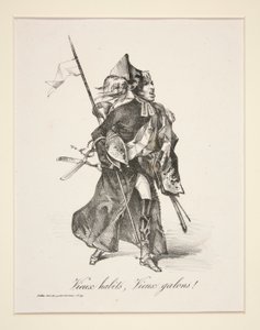 Vieux habits, vieux galons! - Paul Gavarni