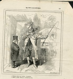 Illustration de Hadol dans Le Charivari - Paul Hadol