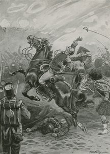 Mort de Sir Edward Pakenham à la bataille de la Nouvelle-Orléans, 1814 - Paul Hardy