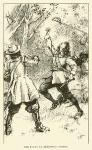 Le combat dans la forêt de Needwood - Paul Hardy
