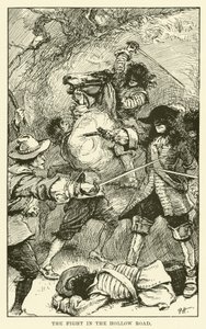 Le combat dans la route creuse - Paul Hardy