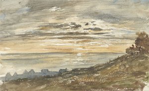 Coucher de soleil à Trouville